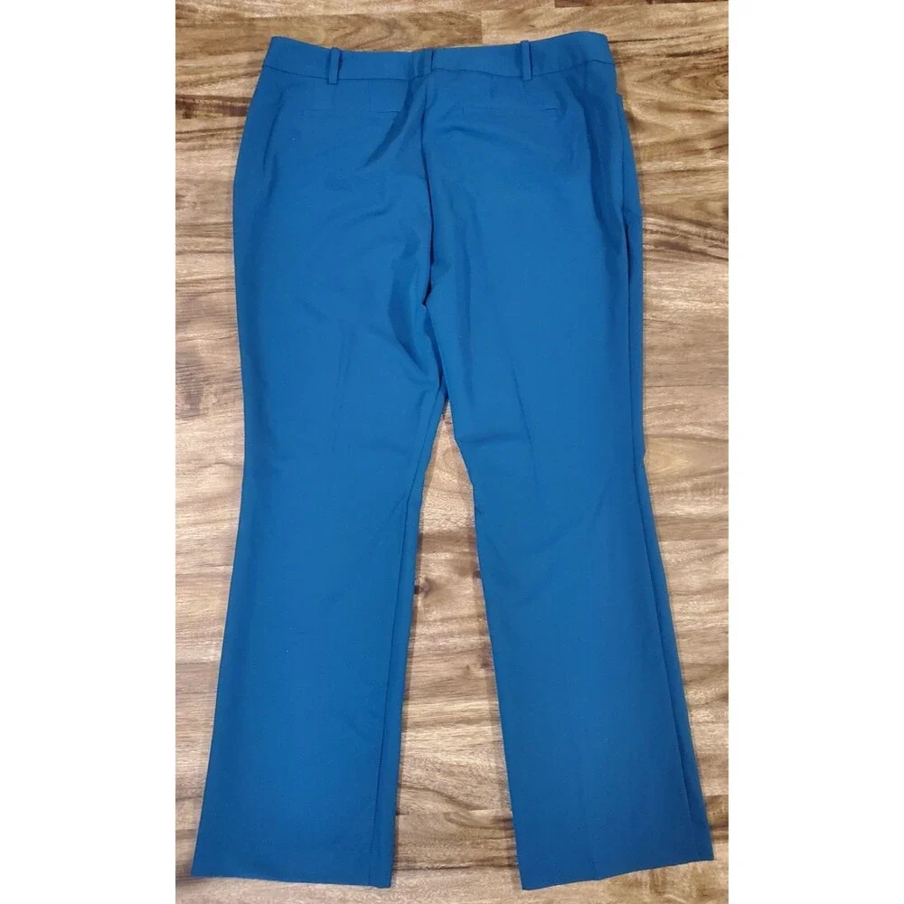 NWOT Liz Claiborne Audra Women's Size 16 Pants Slacks Blue Trousers - Picture 4 of 5